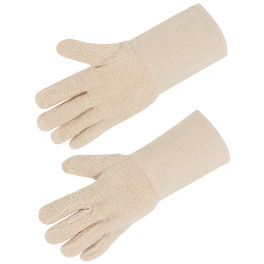 Fortir pamut kesztyű vászon 15 cm-es csukló résszel (10 méret)