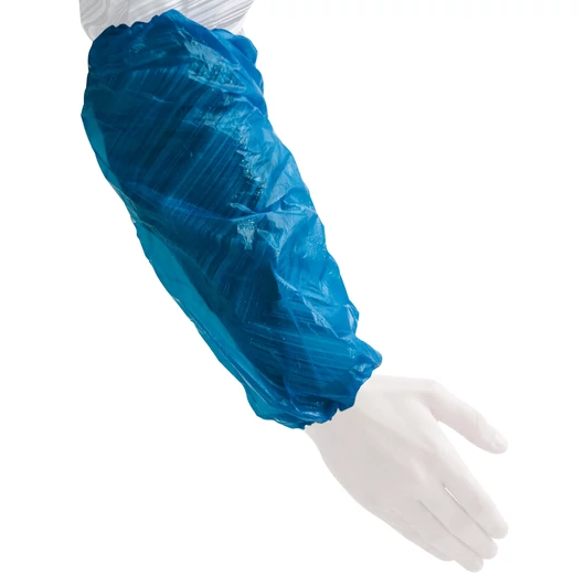 Egyszer használatos kárvédő 40 cm hosszú kék 1000db/csomag
