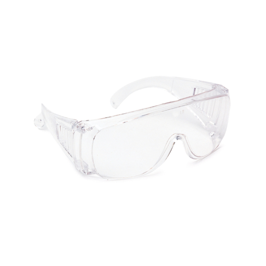 Víztitszta látógatói polikarbonát szemüveg széles szárakkal