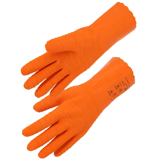 Latex kesztyű Vegyi védelem  AKLPT. B. Típus  31cm hosszú
