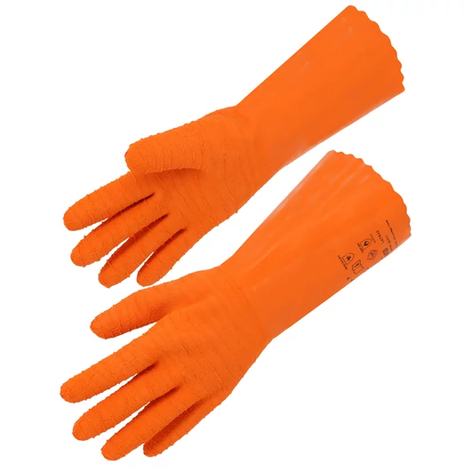 Latex kesztyű Vegyi védelem  AKLPT. B. Típus  40cm hosszú