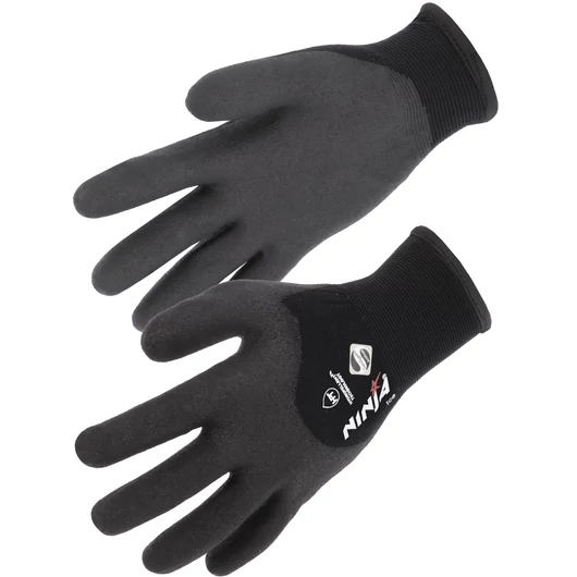 Ninja Ice Speciális duplán 3/4 részben mártott téli kesztyű meleg polár béléssel  HPT TM