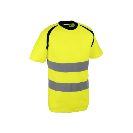 Jólláthatósági kereknyakú póló 150gm2 sárga
