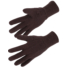 Kép 1/4 - Jersey Pamut kesztyű kötött csuklóval, Barna szín