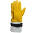 Picture 3/4 -Electrician protective overglove. Full cow grain leather. 10 cm split cuff.