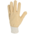 Picture 3/3 -Cow grain leather glove. Elasticated wrist with vein patch.