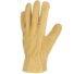 Picture 3/3 -All beige cow grain leather glove. Shirred elastic back.