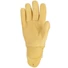 Picture 2/3 -Full cow grain leather glove. Leather vein patch at wrist.