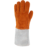 Picture 3/4 -All cow split leather glove. Heat resistant. Fully fleece lined.