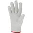 Picture 2/3 -All cow grain leather glove. Natural colour. Elasticated back.
