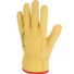 Picture 3/3 -All yellow cow grain leather glove. Elasticated back.