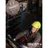 Kép 2/2 - Ipari szellőzős Alpin védősisak világítás rögzitési lehetőséggel Fluo Sárga