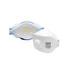 Picture 2/3 -3 panels horizontal fold-flat valved respirator. FFP1 NR D (+ Dolomite). Box of