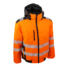 Kép 1/4 - Bergo Jól láthatósági pilóta jellegű kabát, 3 paneles kapucnival flou narancs
