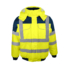 Kép 3/4 - Blavia Jól láthatósági pilóta jellegű kabát 280gm polár béléssel kapucnival flou sárga