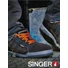 Picture 2/6 -S1P-SRC. Low cut trendy safety trainersSplit suede leather