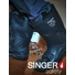 Picture 2/2 -BORN. S5 SRC. Black P.V.C boot with fur.