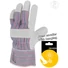 Picture 3/3 -Safety glove. Cow split leather palm.