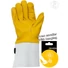 Picture 2/3 -Electrician protective overglove. Full cow grain leather. 10 cm split cuff.