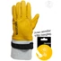 Picture 3/3 -Electrician protective overglove. Full cow grain leather. 10 cm split cuff.
