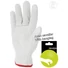 Picture 2/3 -All cow grain natural leather glove.  Elasticated wrist. Size 12, 13 and 14.