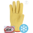 Picture 2/3 -All yellow cow grain leather glove. Fully fleece lined.