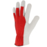 Picture 3/3 -Goatskin leather palm glove. Red cottoninterlock back.