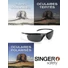Picture 4/5 -Polarized safety spectacles. Shade 5-3,1.Anti-scratch (K) and anti-fog (N)