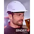 Picture 2/3 -A.B.S vented safety helmet. 8 points. Ratchet easy adjustment.
