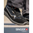 Kép 3/5 - GENOVA S1P munkavédlmi cipő Velúr hasítottbőr, fém mentes