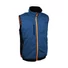 Kép 1/4 - Softshell rugalmas bélelt mellény, sötétkék/fekete