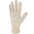 Picture 2/2 -Natural interlock cotton glove. Heavy version. Knitted wrist.