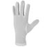 Picture 3/3 -NY100 - White cut-and-sewn nylon glove.Fourchettes pattern.