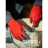 Picture 2/2 -Foam latex glove. Polyester liner. Openback. 13 gauge.