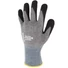 Picture 3/3 -Foam nitrile coated glove. Open back. Nitrile dotted palm. 15 gauge.