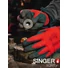 Picture 2/4 -Safety glove. Polyamide liner. HPT™ coated palm. P.V.C dotted palm. 15 gauge.