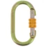 Picture 1/2 -Ovális acél karabiner csavaros rögzítéssel 18mm nyitás