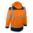 Kép 9/13 - Jólláthatósági téli béléses 4:1-ben parka  esőkabát  kabát HV narancssárga-sötétkék