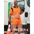 Picture 2/5 -High visibility polo-shirt. 55% cotton /45% polyester, 170 gsm.