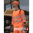 Picture 5/5 -High-visibility knitted T-shirt.55 % cotton / 45% polyester. 170 gsm