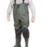 Picture 3/4 -Chest safety wader. Heavy P.V.C. 700 gsm. 143 cm height. S5 SRC.